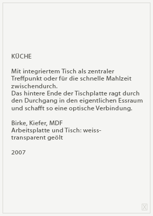 Küche in Birke